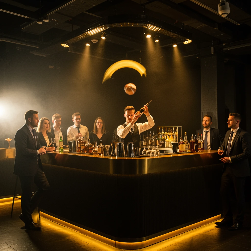 Freepik Professional Bartender Performing Flair Tricks At 80148